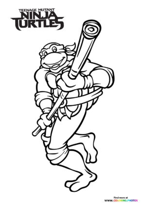 Donatello with his staff