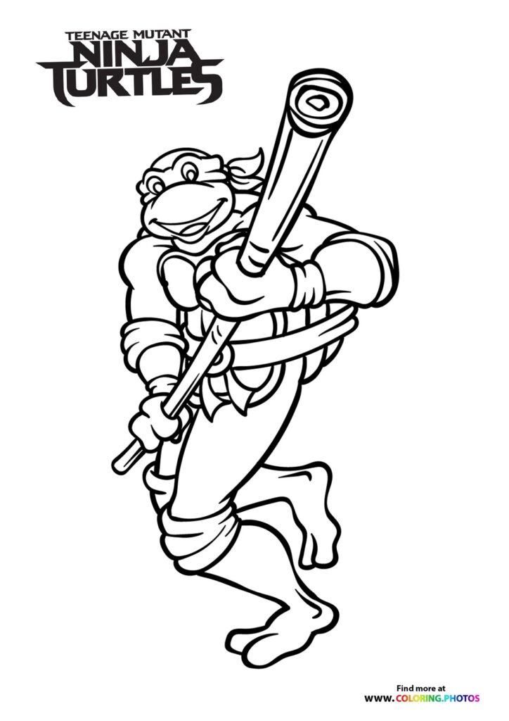 Donatello with his staff