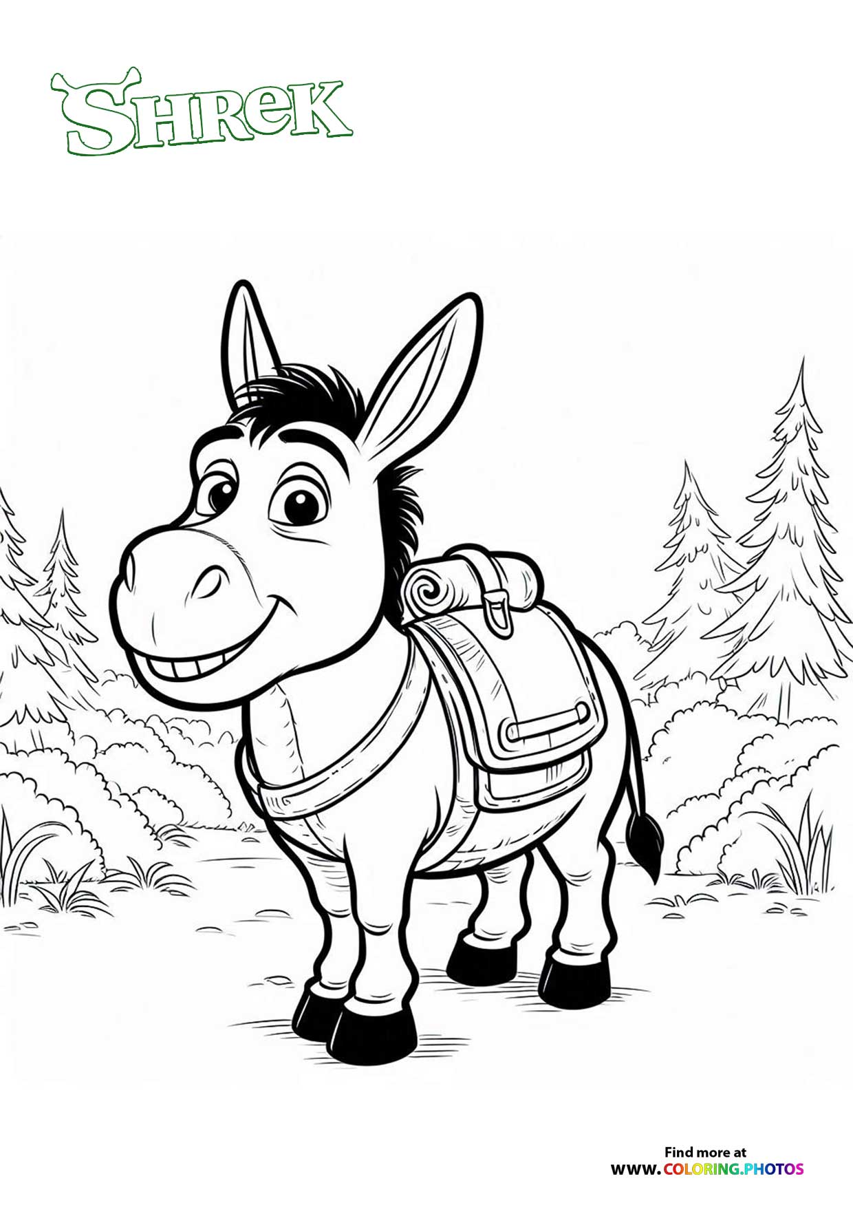 Donkey with Saddle