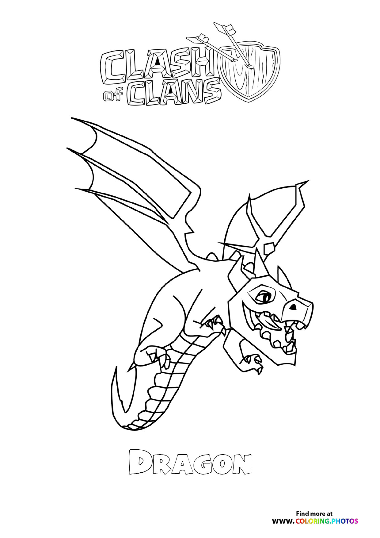 Clash of Clans Dragon