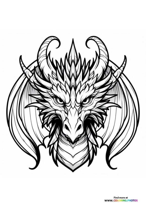 Dragon with horns