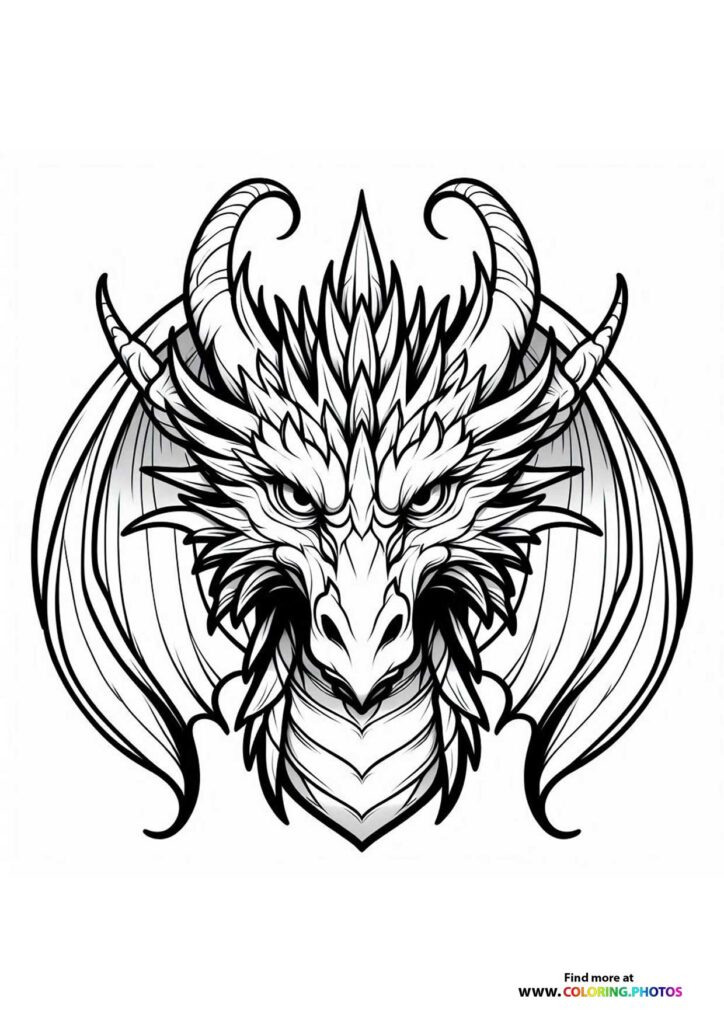 Dragon with horns