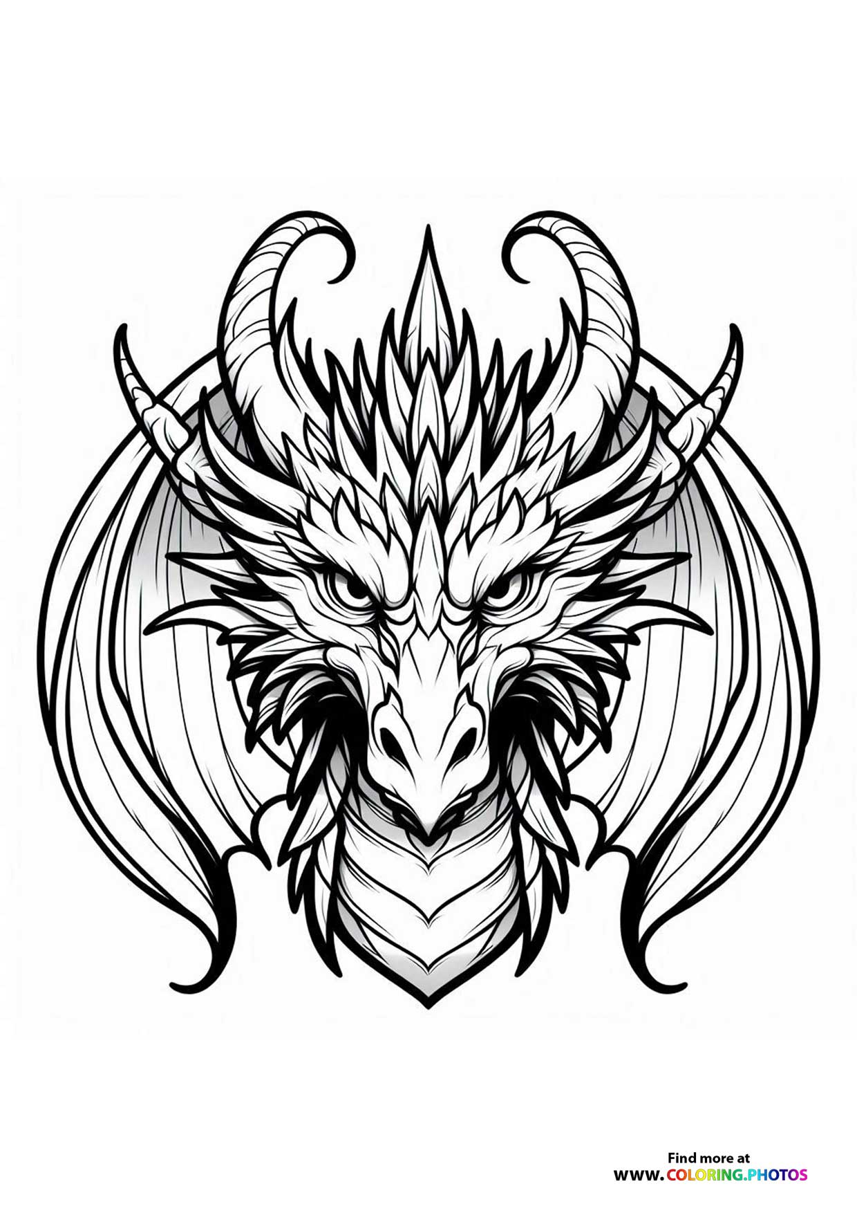 Dragon with horns