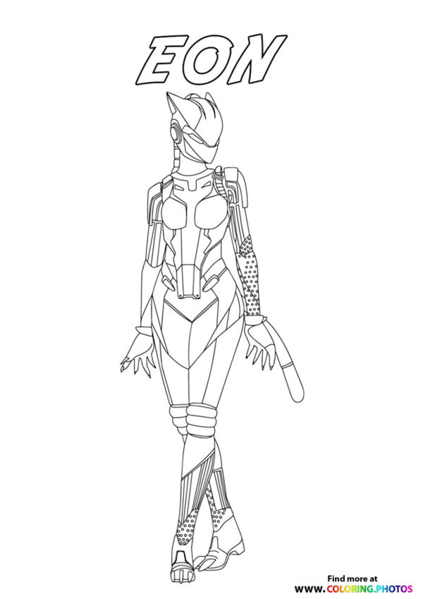 Eon - Fortnite coloring page