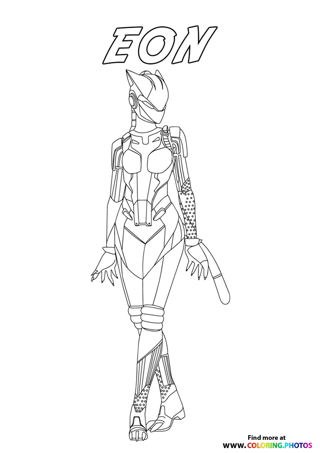 Eon - Fortnite coloring page