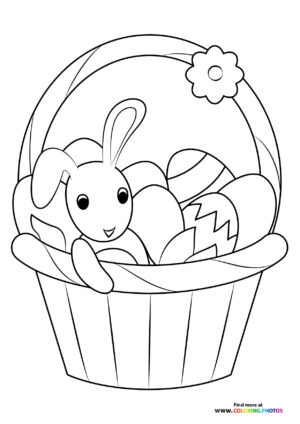 Easter Bunny in Basket