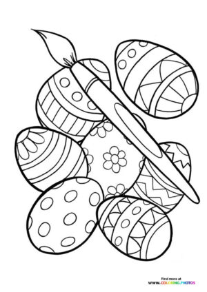 Decorated Easter Eggs Bouquet