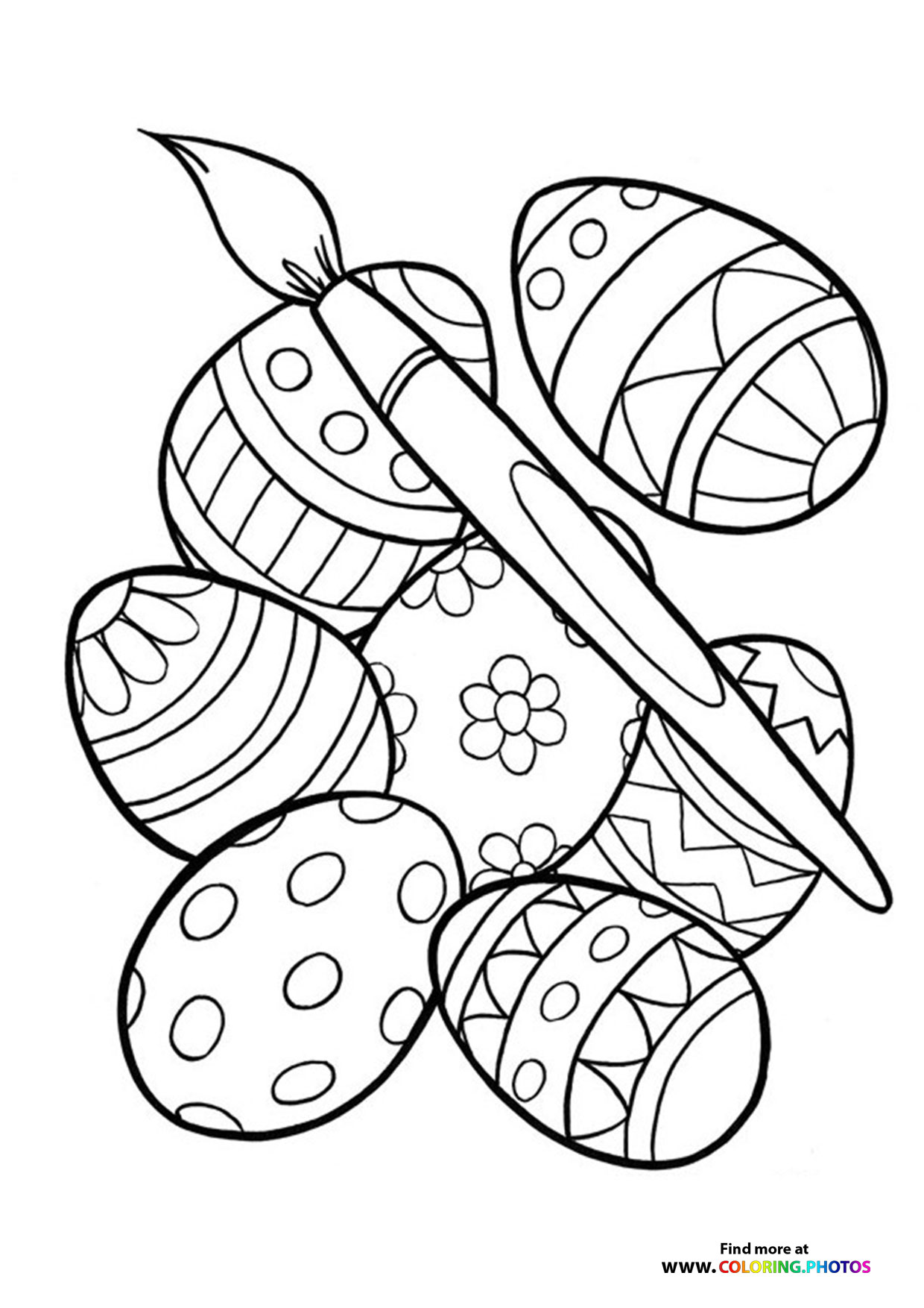 Decorated Easter Eggs Bouquet