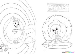 Extinct Characters in Bubbles