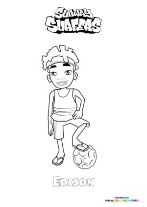 Edison with Soccer Ball