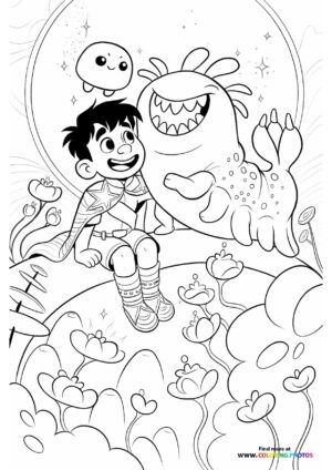 Elio with Magical Creatures