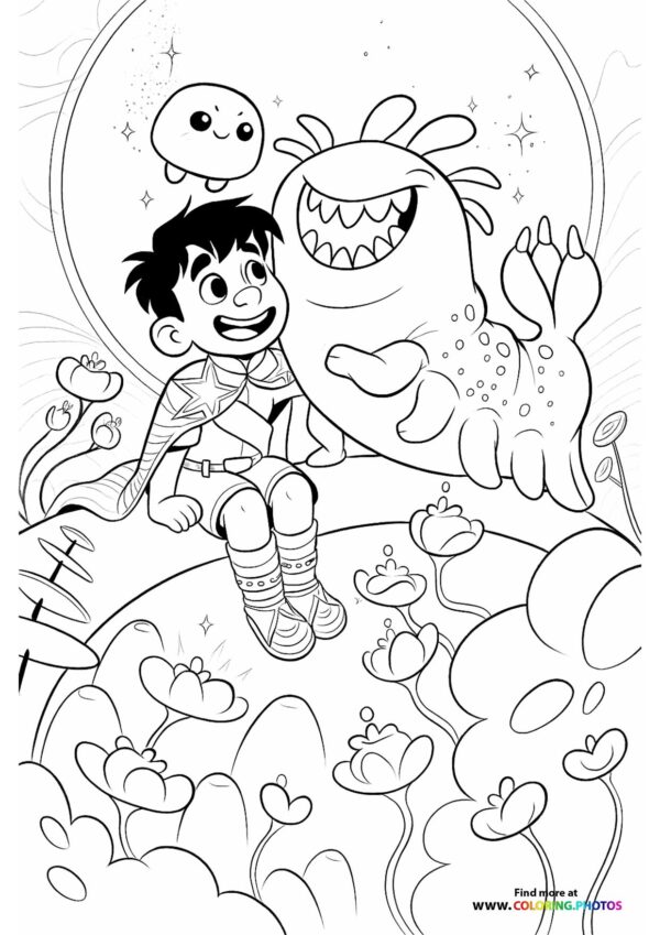 Elio with Magical Creatures