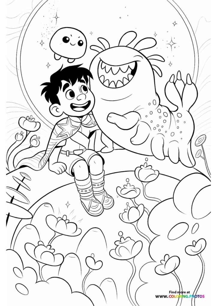 Elio with Magical Creatures