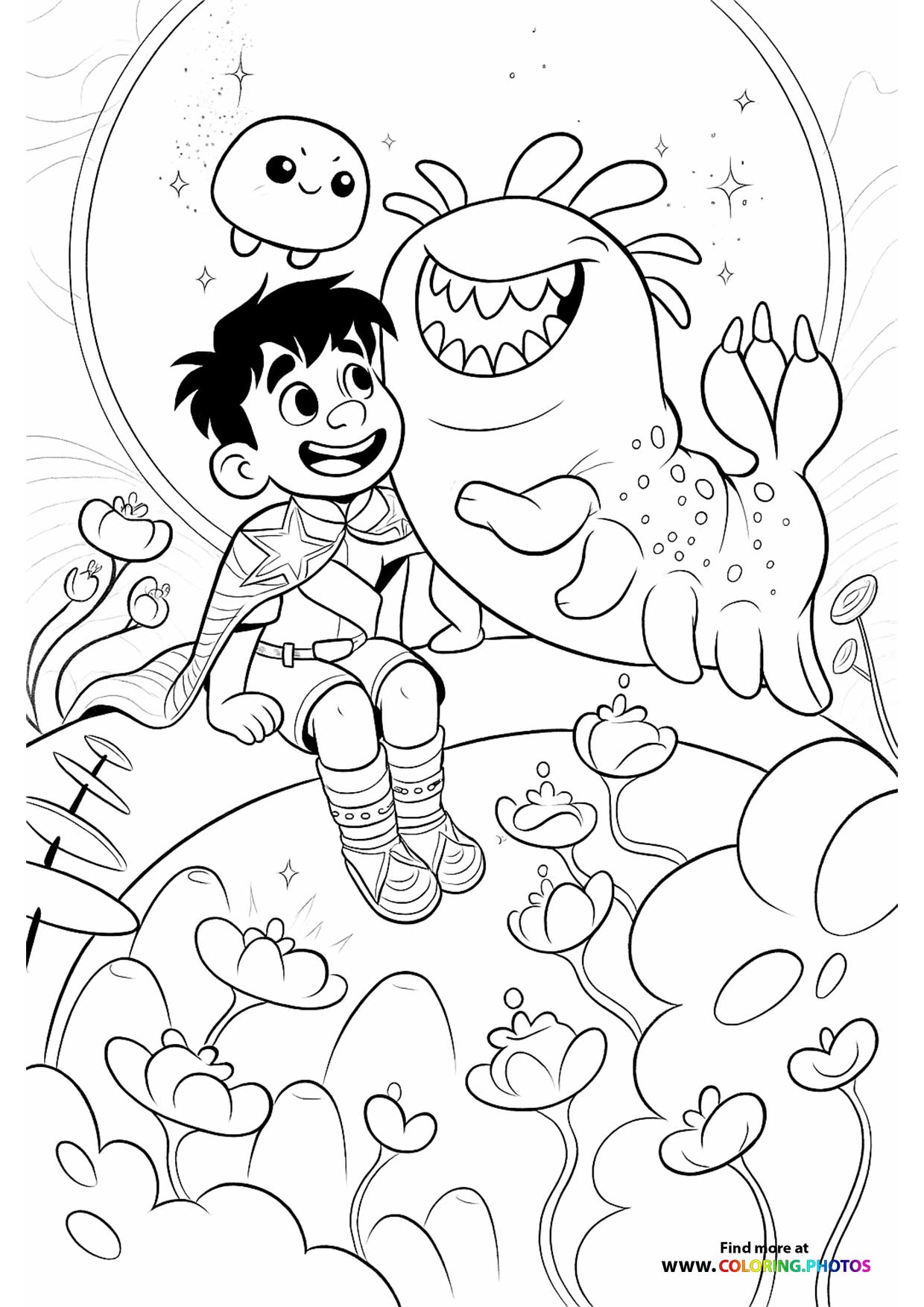 Elio with Magical Creatures