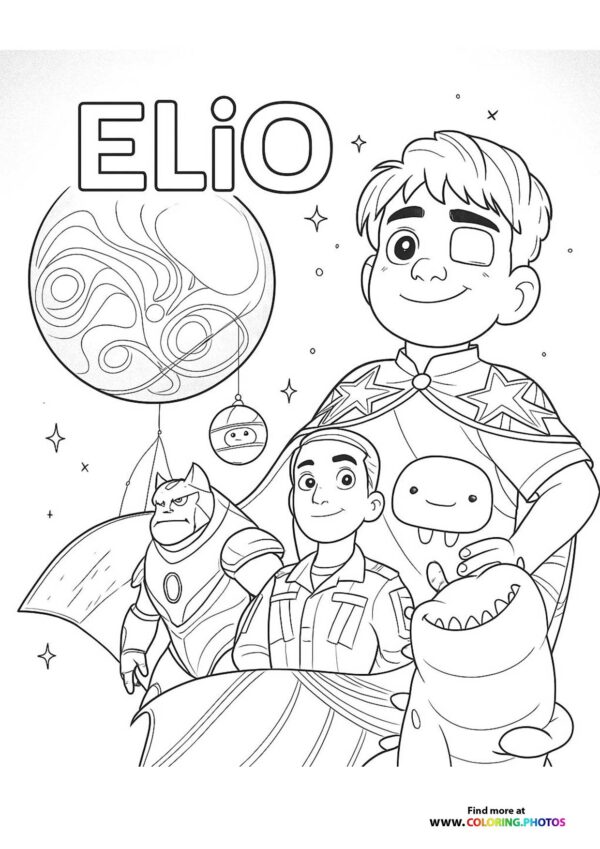 Elio and Friends in Space