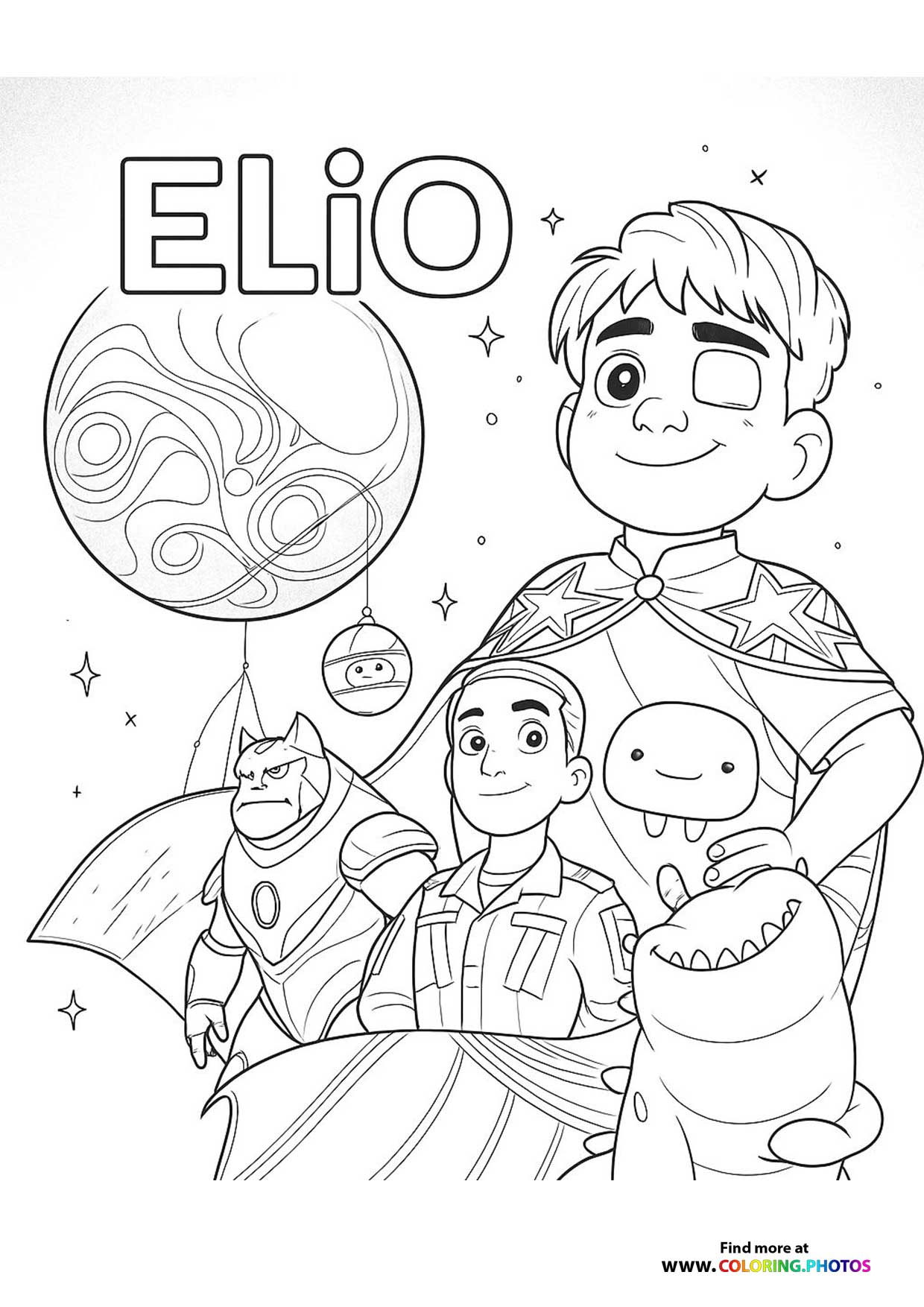 Elio and Friends in Space