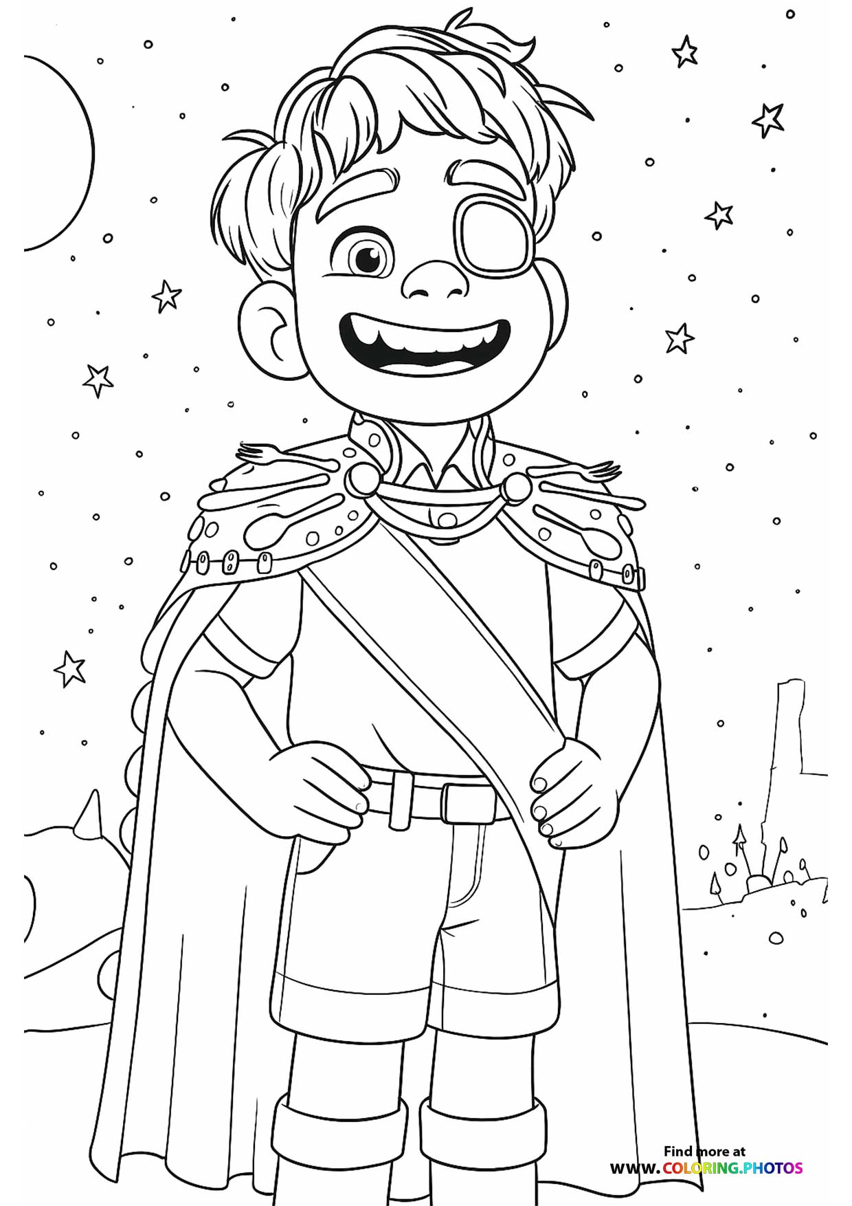 Elio in Royal Outfit