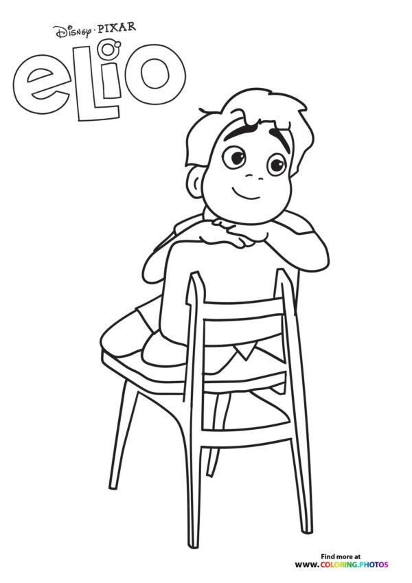 Elio Sitting on a Chair