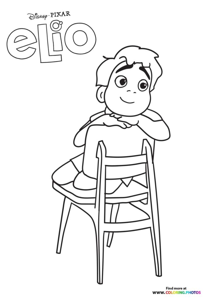 Elio Sitting on a Chair