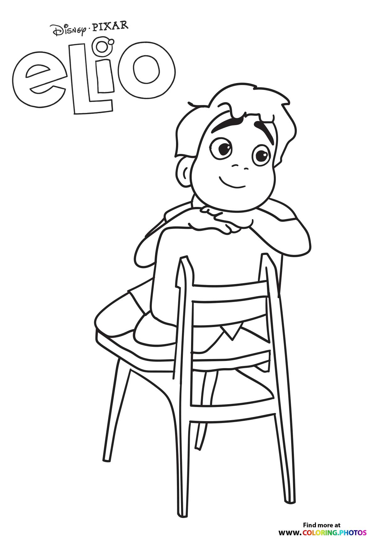 Elio Sitting on a Chair