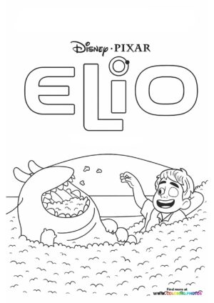Elio and Friend in the Snow