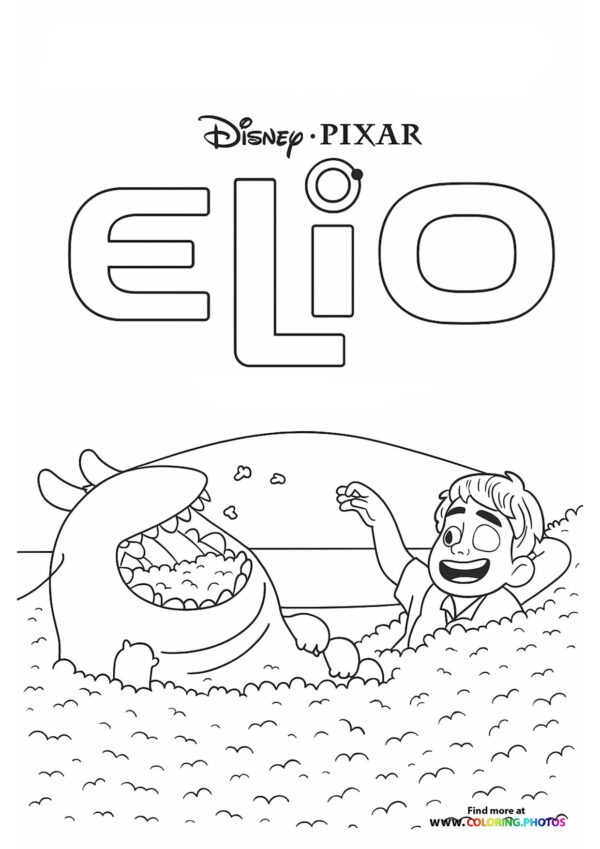 Elio and Friend in the Snow
