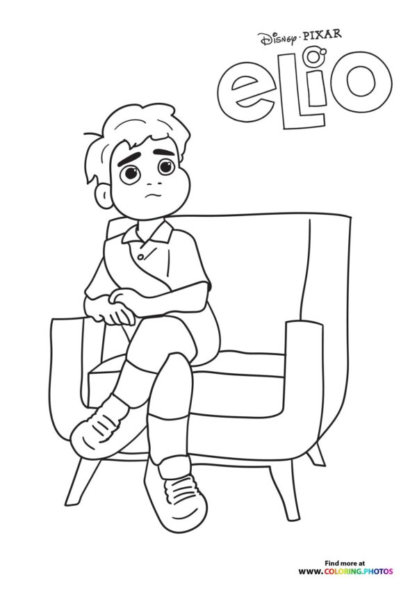 Elio Sitting on a Chair