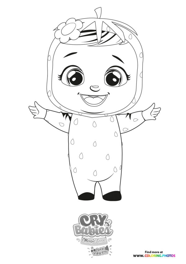Ella - Cry Babies - Tutti Frutti coloring page