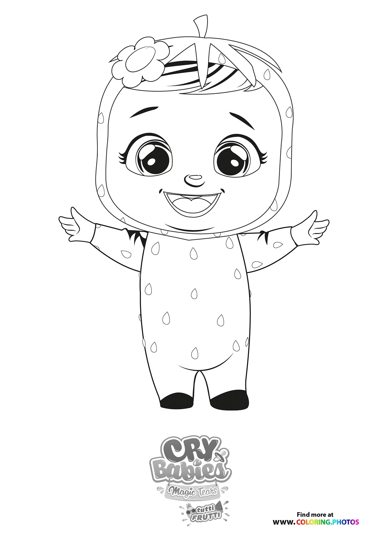 Ella - Cry Babies - Tutti Frutti coloring page