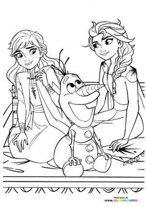 Anna, Elsa & Olaf Together
