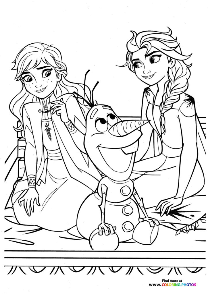 Anna, Elsa & Olaf Together