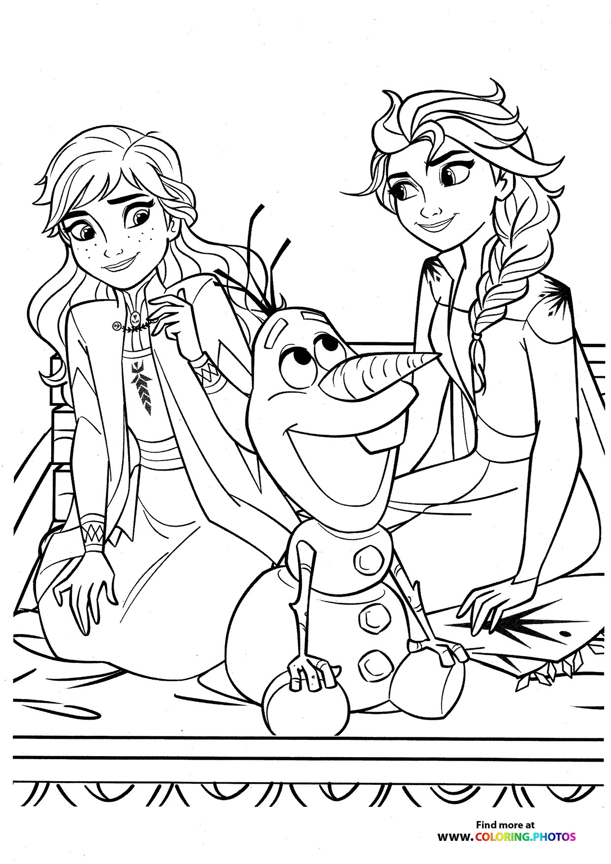 Anna, Elsa & Olaf Together