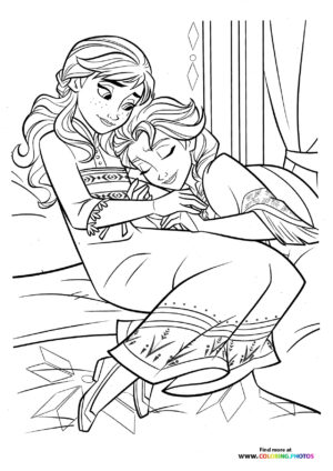 Elsa and Anna's Sisterly Moment