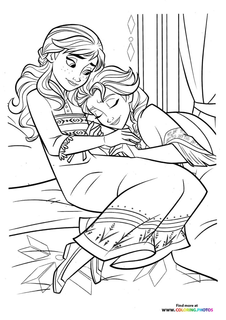 Elsa and Anna's Sisterly Moment