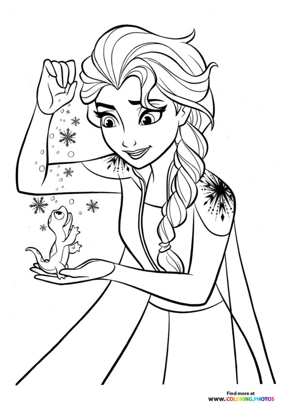 Elsa playing with Bruni