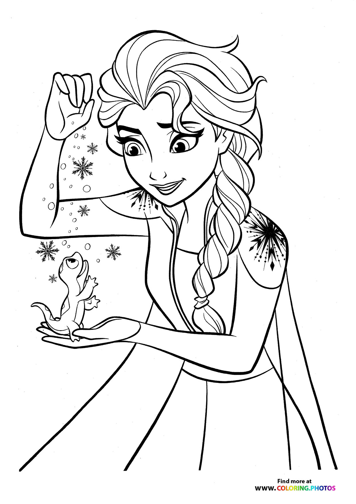 Elsa playing with Bruni