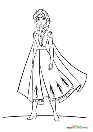 Elsa posing