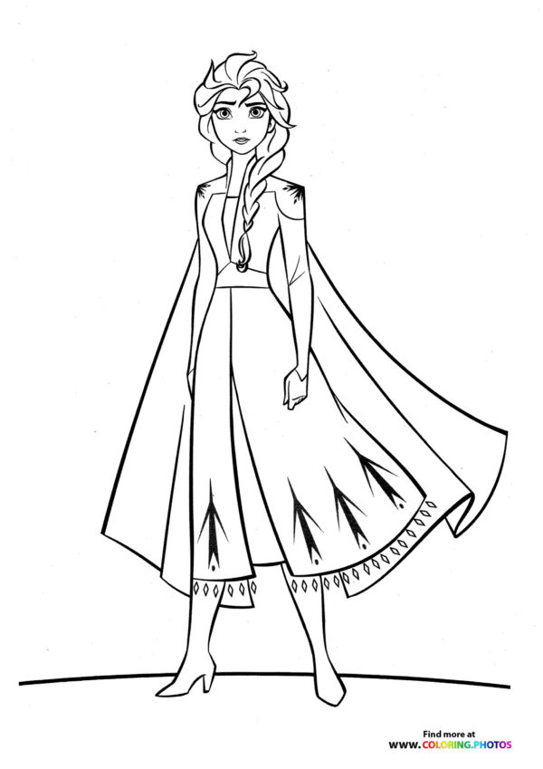 Elsa posing