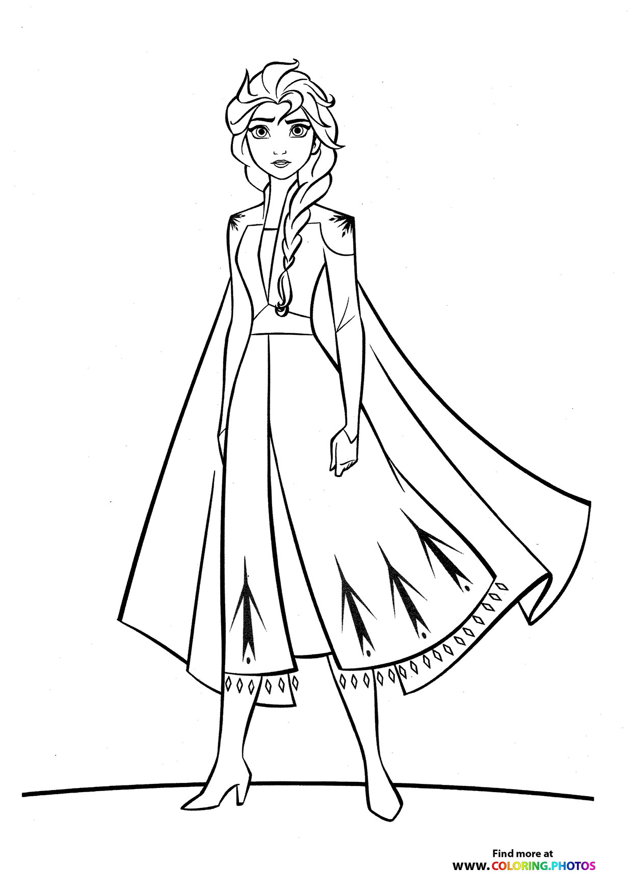 Elsa posing