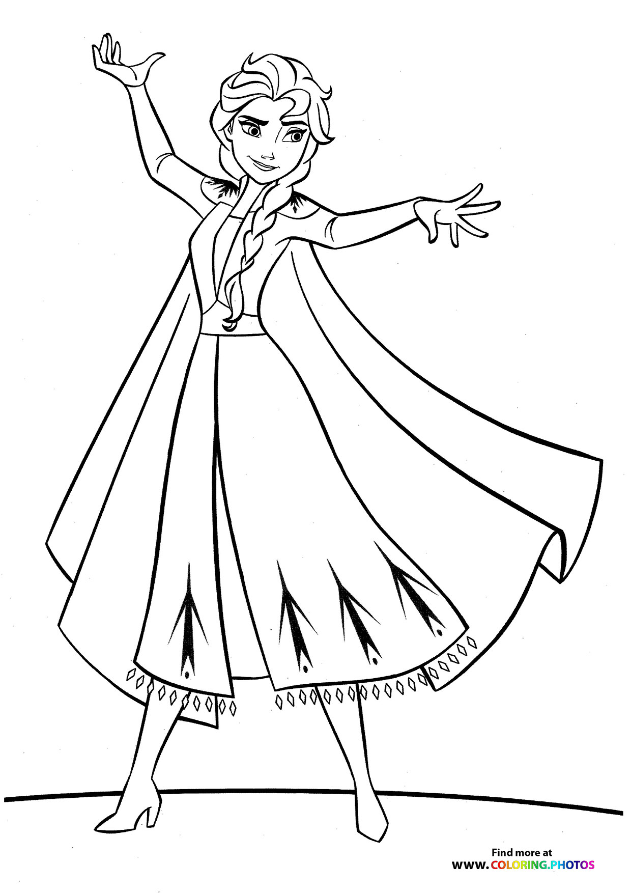Elsa smiling