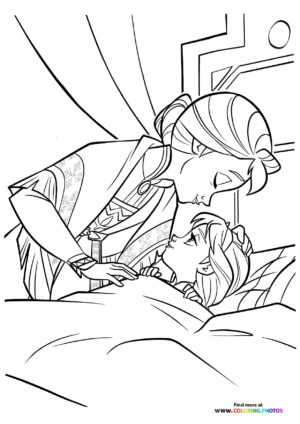 Elsa with her mother
