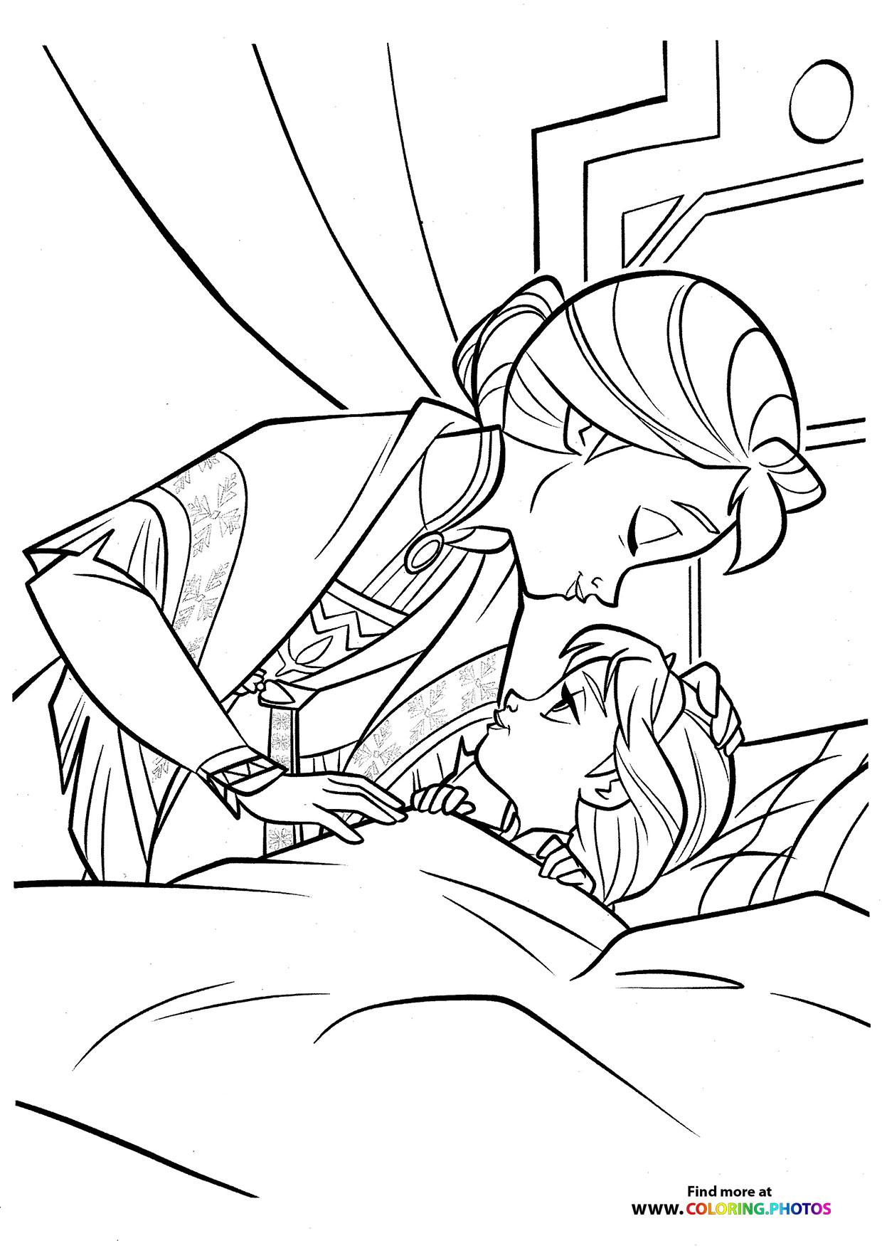 Elsa with her mother