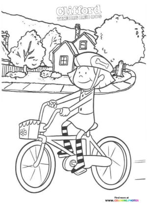 Emily on a bike