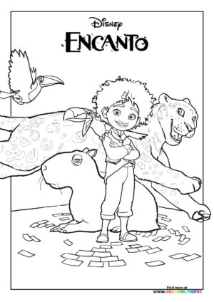 Mirabel with Magical Creatures