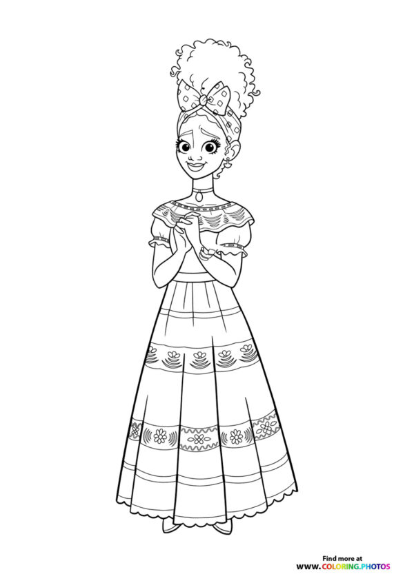 Encanto Dolores coloring page
