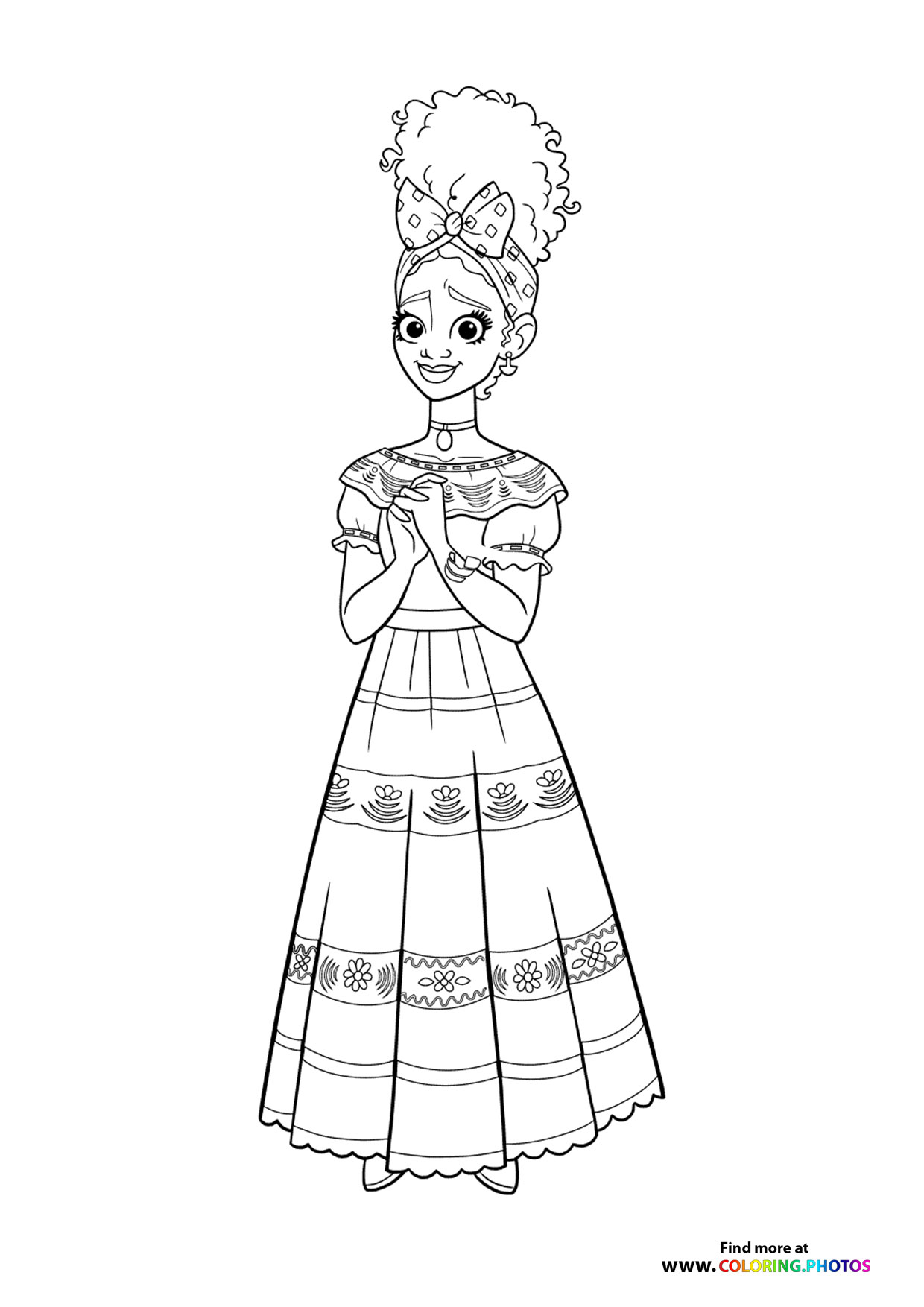 Encanto Dolores coloring page