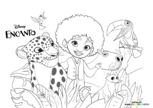 Mirabel with Magical Creatures