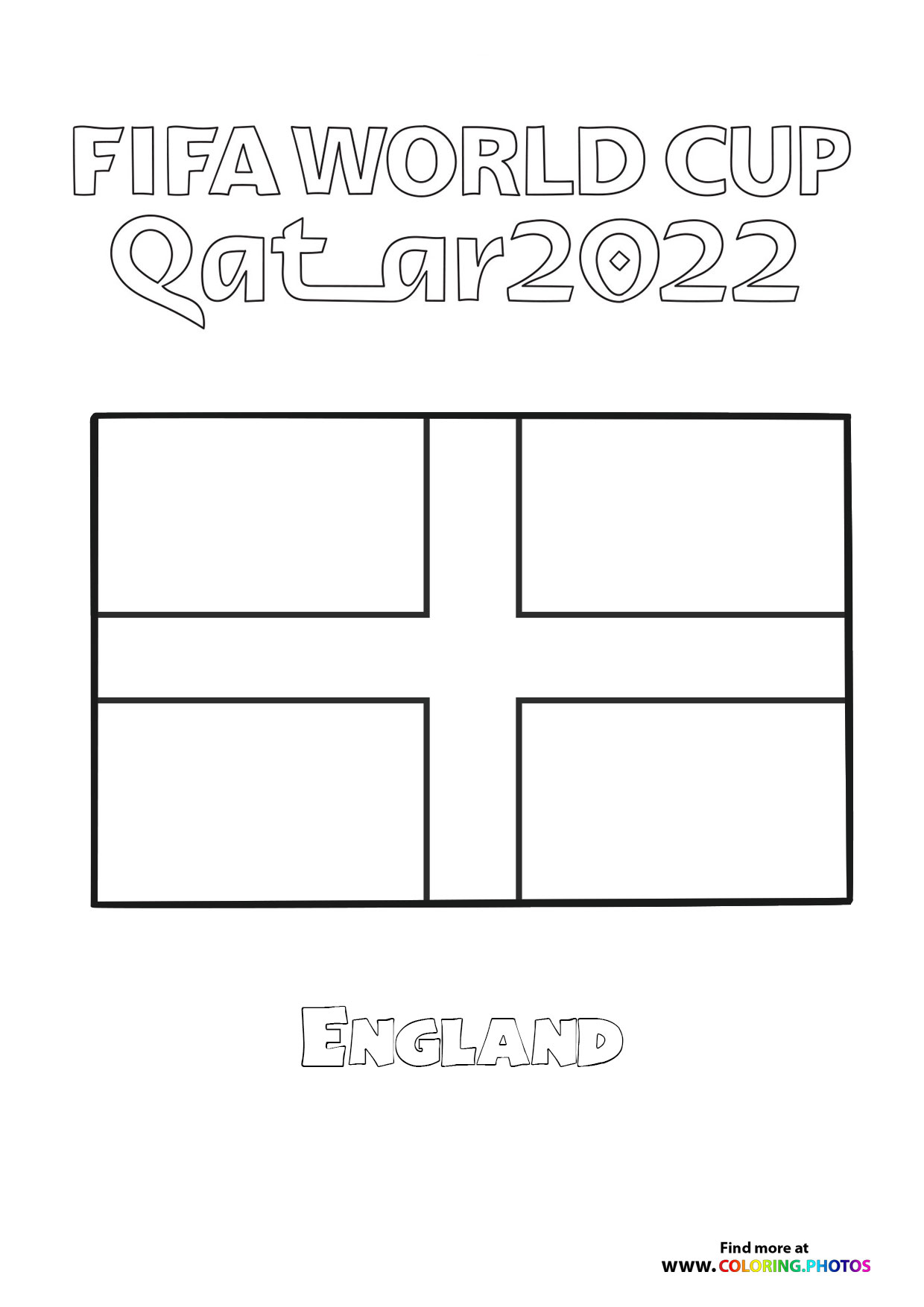 England World Cup flag