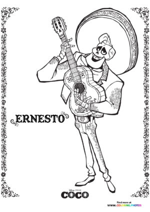 Ernesto de la Cruz with Guitar