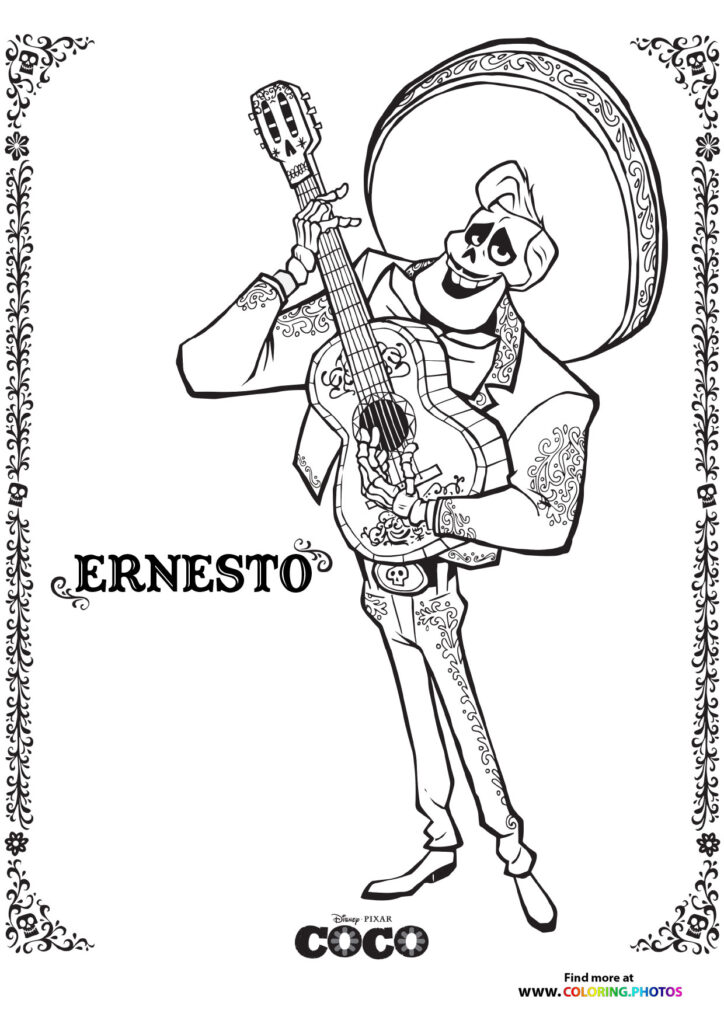 Ernesto de la Cruz with Guitar